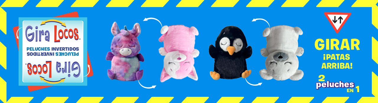 Gira Locos - Peluches Invertidos
